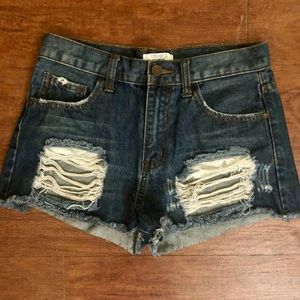 Jean shorts